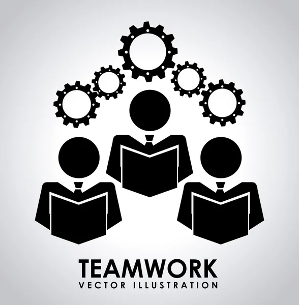 Teamwerk ontwerp — Stockvector