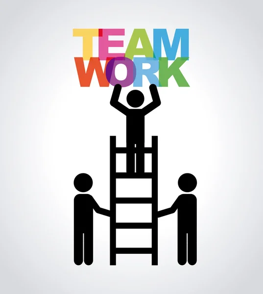 Teamwork design — Stock Vector