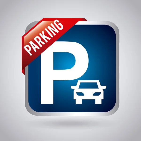 Projekt parking — Wektor stockowy