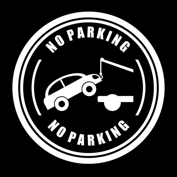 Parking design — Stock Vector