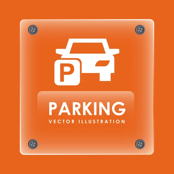 Parking design — Stock Vector