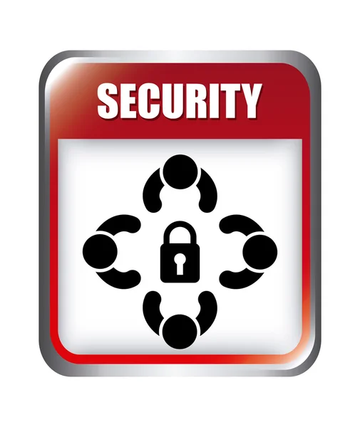 Security system design — Stock Vector