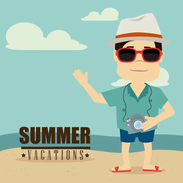 Design d'été — Image vectorielle