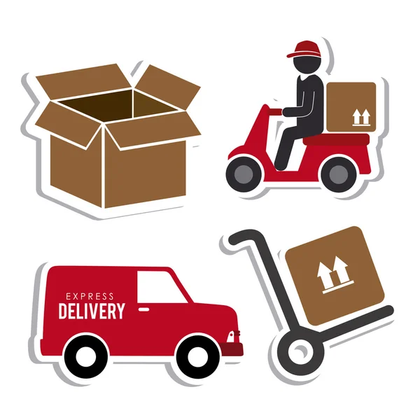 Delivery design — Stock Vector