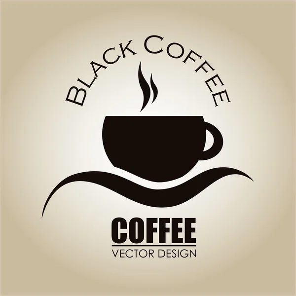 Diseño de café — Vector de stock