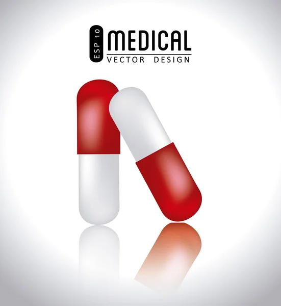 Diseño médico — Vector de stock