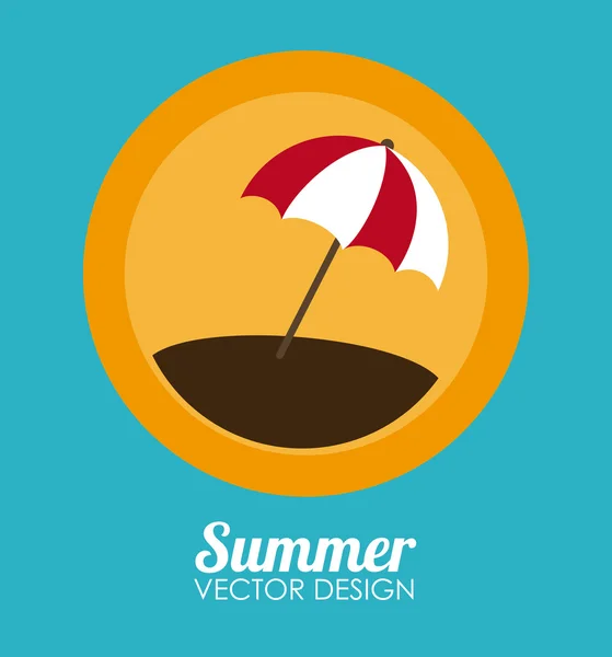 夏のデザイン — ストックベクタ