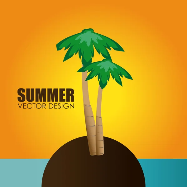 Design de verão — Vetor de Stock