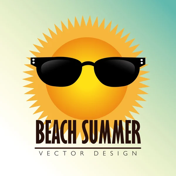 Design de verão — Vetor de Stock