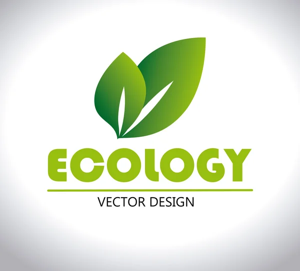 Desenho da ecologia — Vetor de Stock