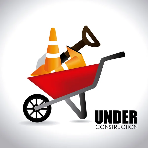 Under construction design — Stock Vector