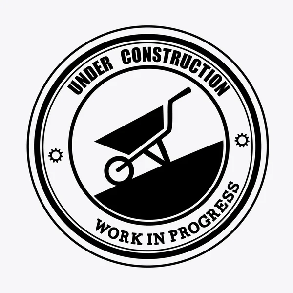 En construcción diseño — Vector de stock