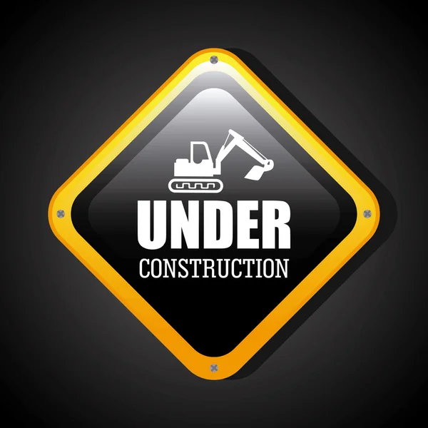 Under construction design — Stock Vector