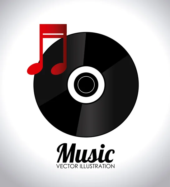 Diseño musical — Vector de stock