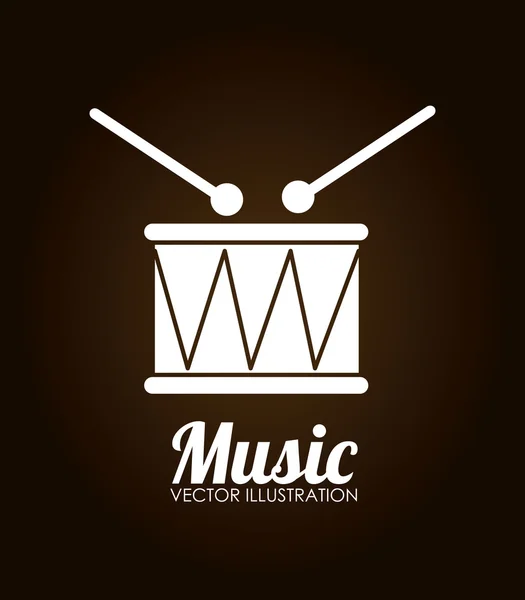 Diseño musical — Vector de stock