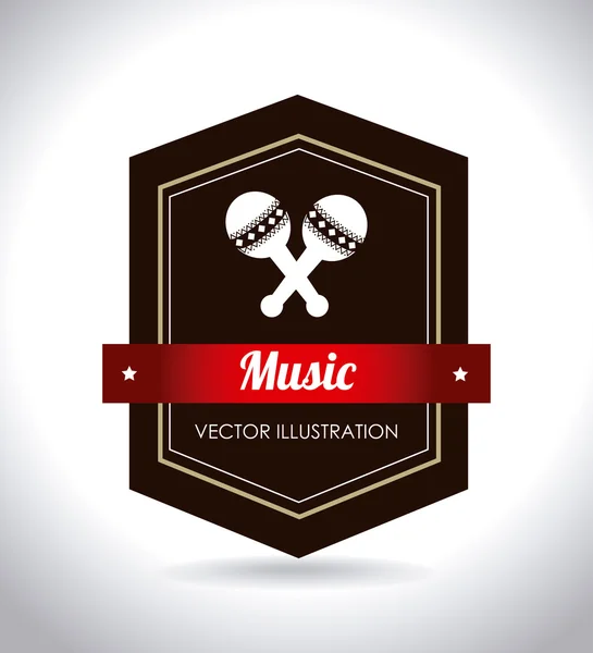 Diseño musical — Vector de stock