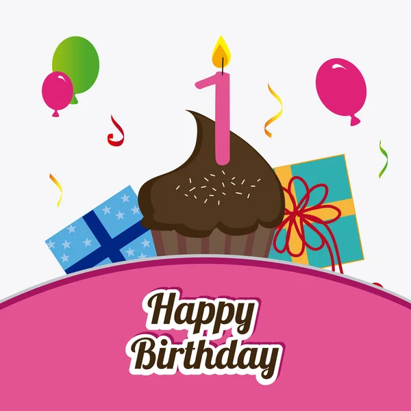 Birthday design — Stock Vector