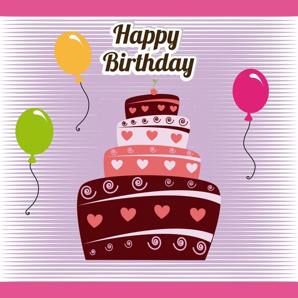 Birthday design — Stock Vector