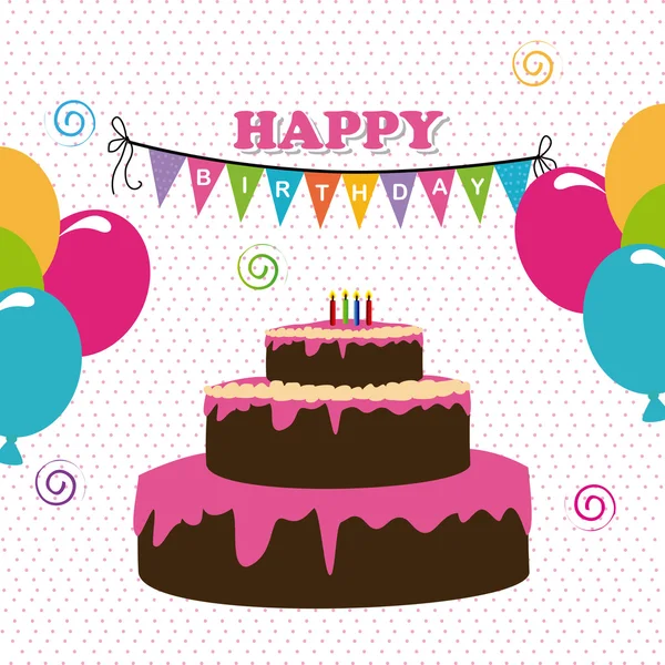 Birthday design — Stock Vector