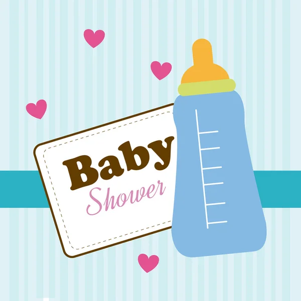 Baby douche ontwerp — Stockvector