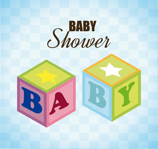 Baby shower design — Stock Vector