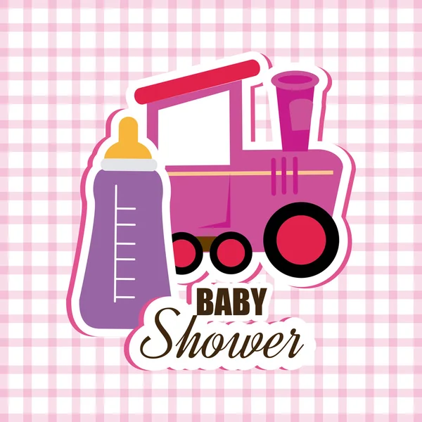 Baby douche ontwerp — Stockvector