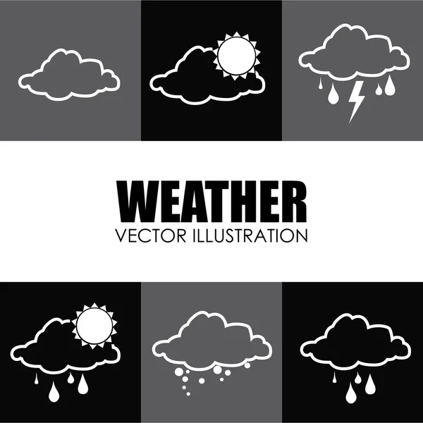 Wetter-Design — Stockvektor