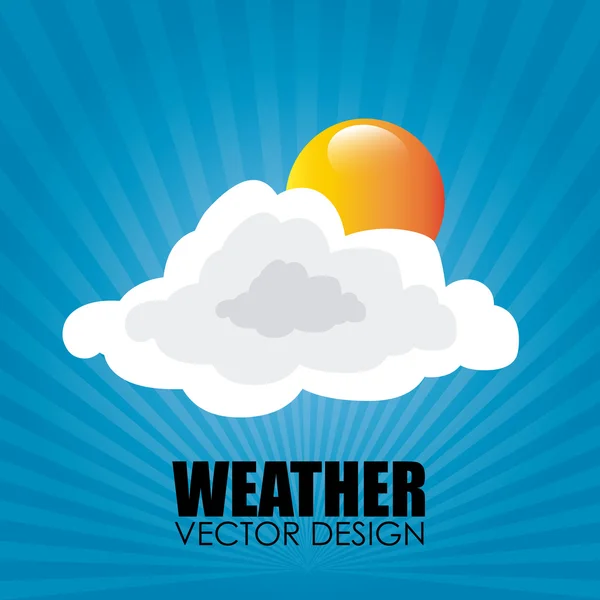 Wetter-Design — Stockvektor