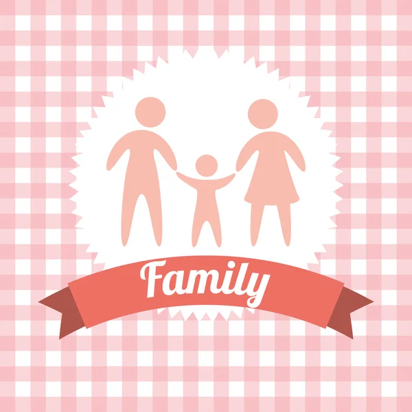 Familie ontwerp — Stockvector