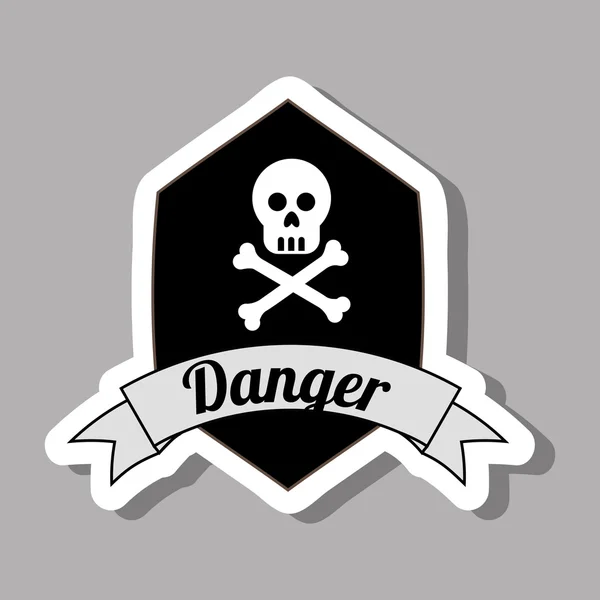 Danger design — Stock Vector