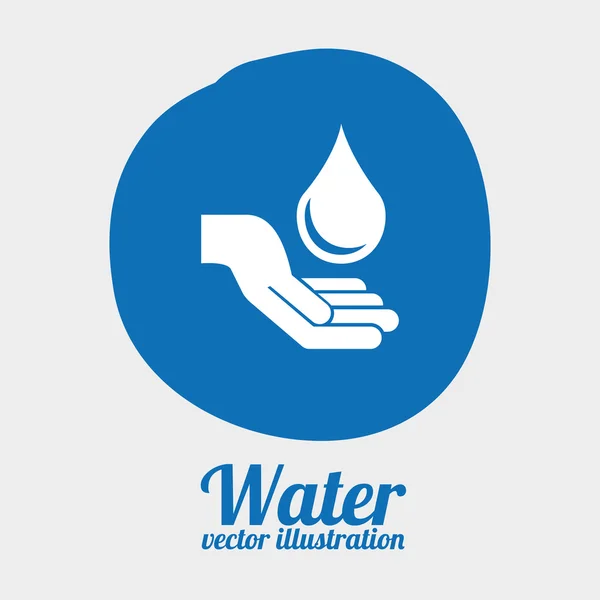 Projeto da água — Vetor de Stock