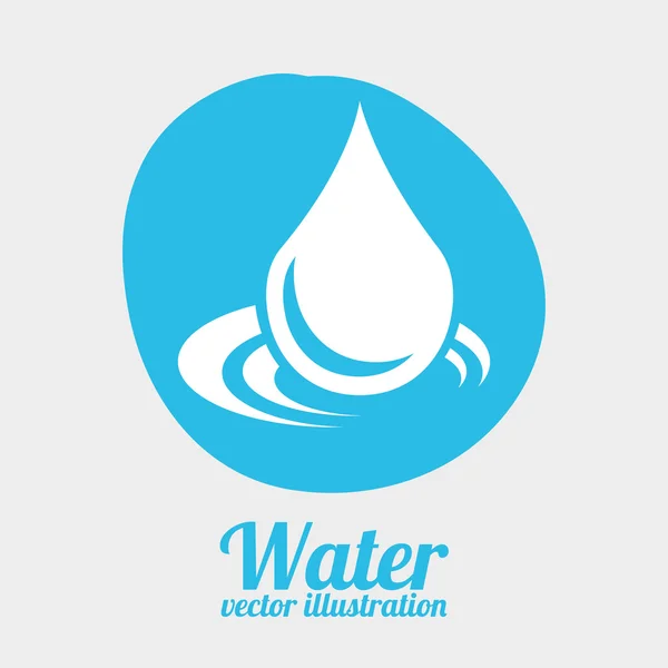 Su tasarım — Stok Vektör