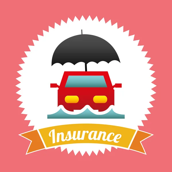 Insurance design — Stock Vector