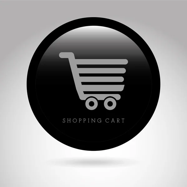 Shopping cart design — Stock Vector