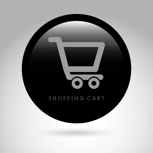 Shopping cart design — Stock Vector