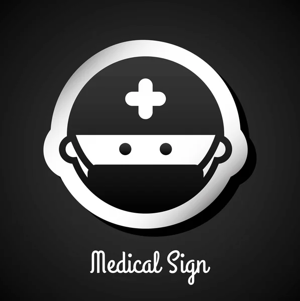 Lékařské znamení design — Stockový vektor