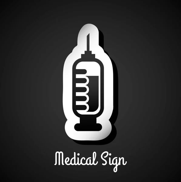 Conception de signe médical — Image vectorielle