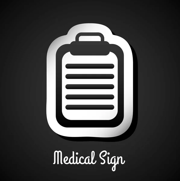 Medical sign design — Stock Vector