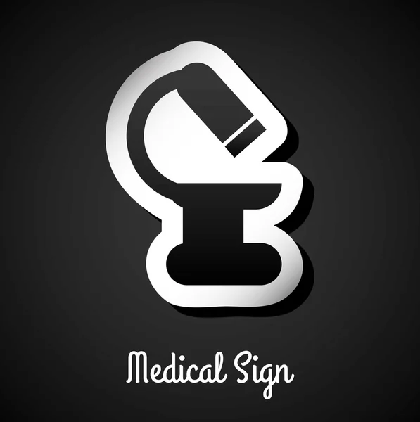 Medical sign design — Stock Vector