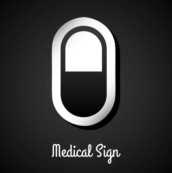 Medical sign design — Stock Vector