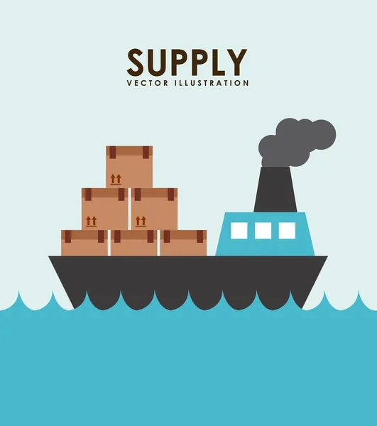 Supply design — Stock Vector