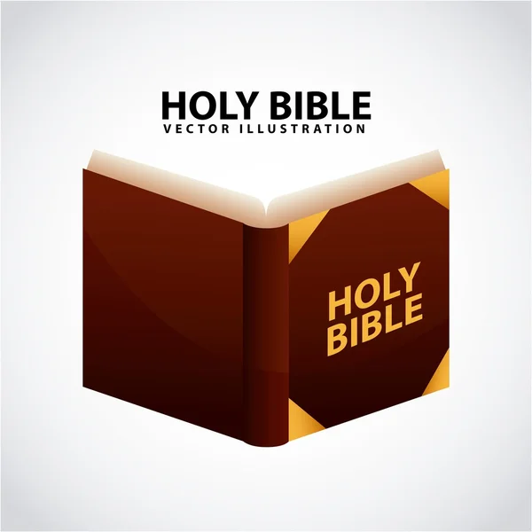 Holy bible design — Stock Vector