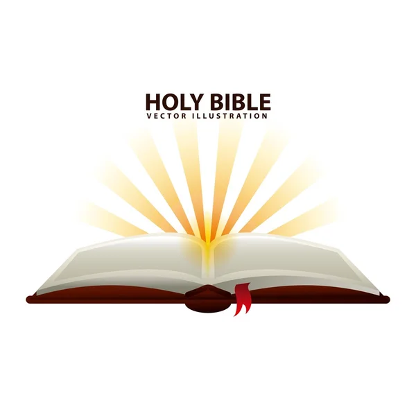 Holy bible design — Stock Vector