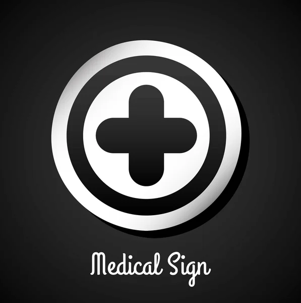 Tıbbi işareti tasarım — Stok Vektör