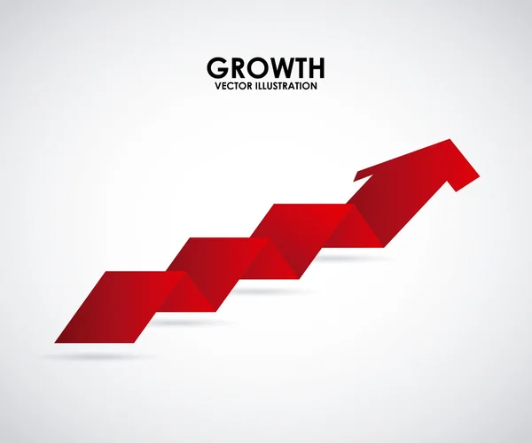 Diseño de crecimiento — Vector de stock