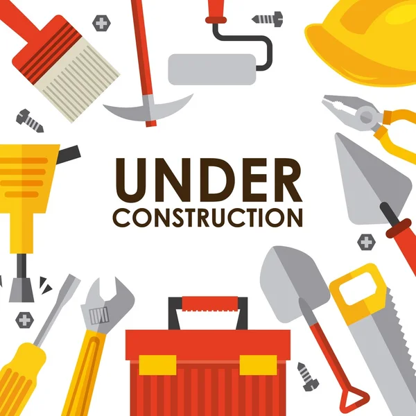 Under construction design — Stock Vector