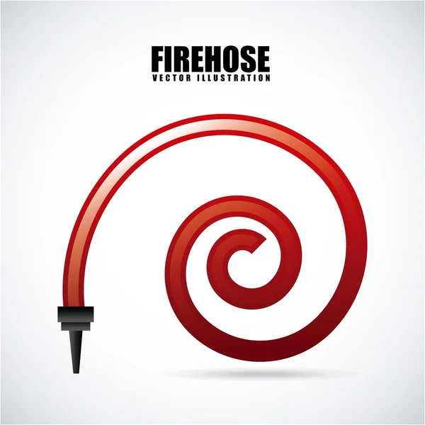 Yangın alarm tasarım — Stok Vektör