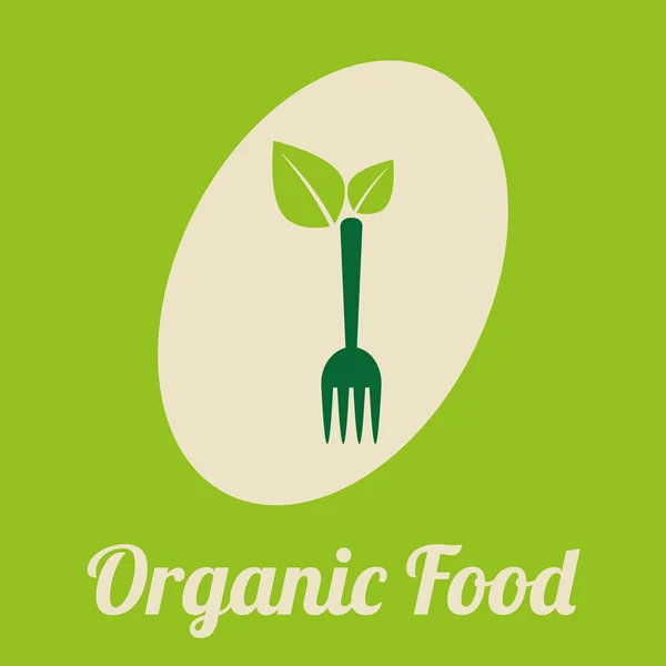 Design de alimentos orgânicos —  Vetores de Stock