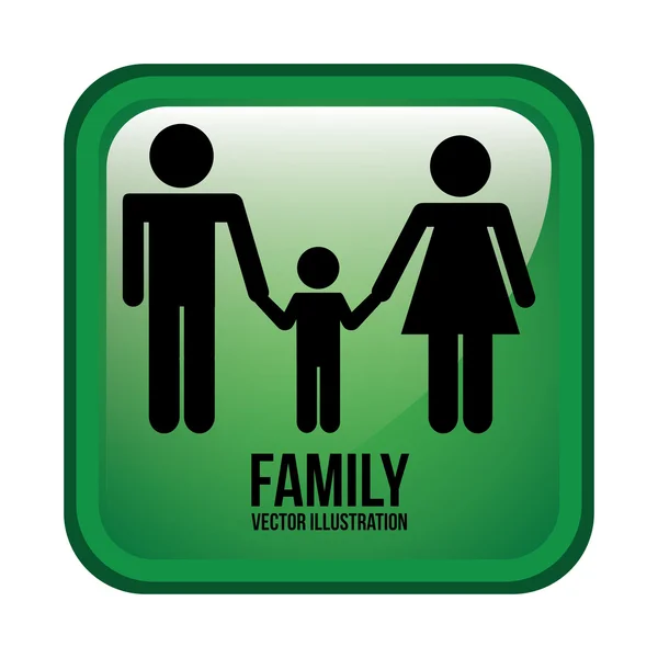 Familie ontwerp — Stockvector