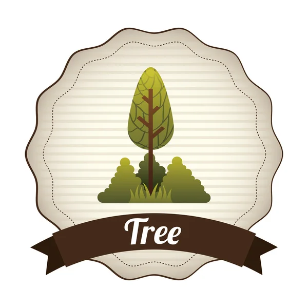 Diseño del árbol — Vector de stock